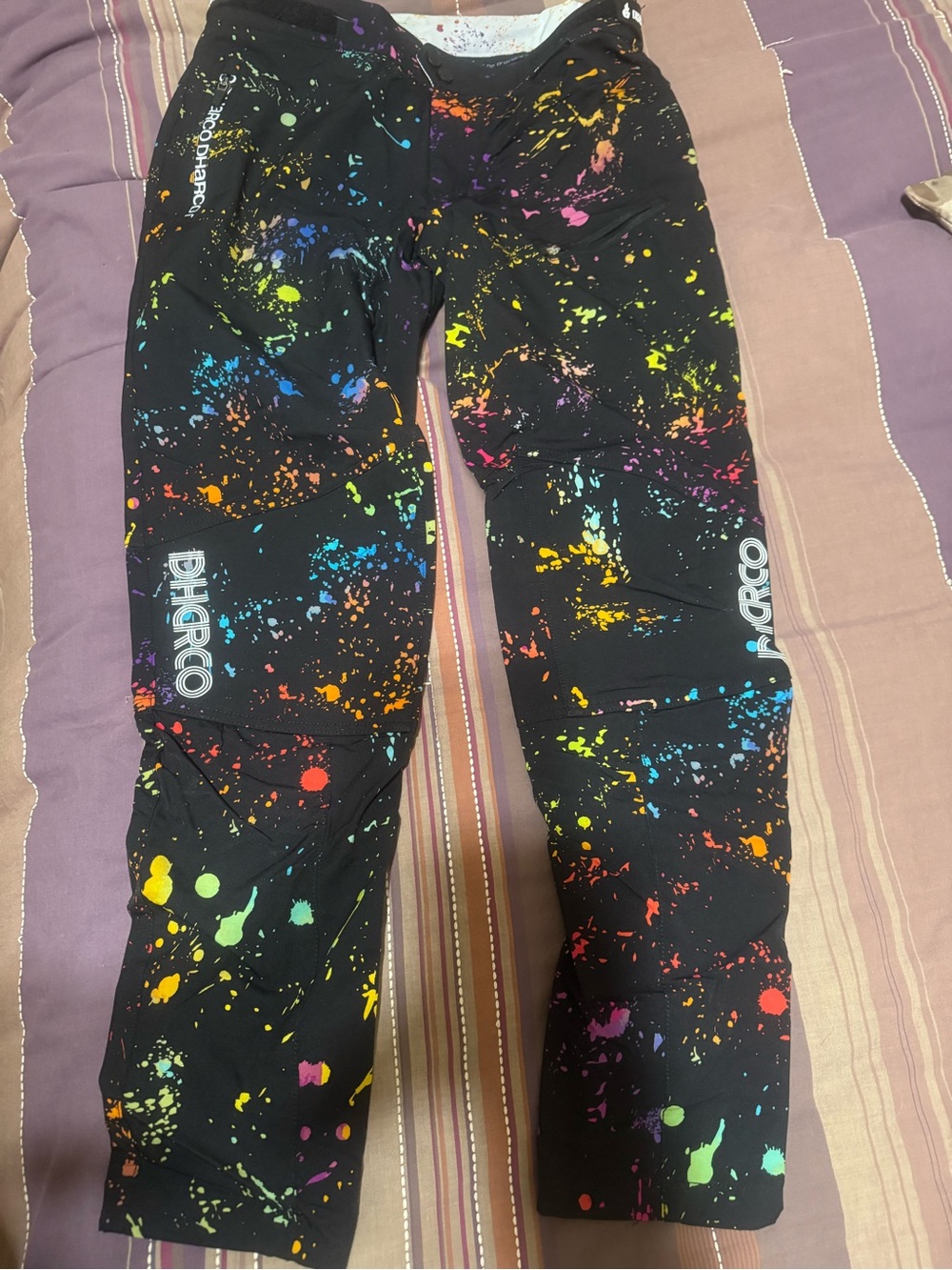 Women’s Dharco Gravity Pants - Black Splatter Paint